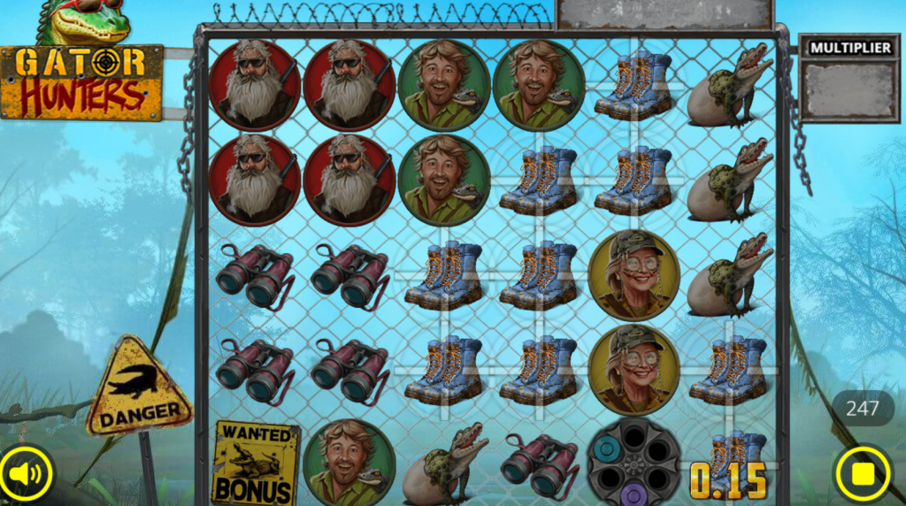 If you liked Duck Hunters, Gator Hunters delivers the same style with a wheel-driven multiplier system instead of the “backboard” build.