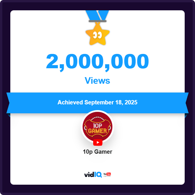 10p gamer 2 millions views