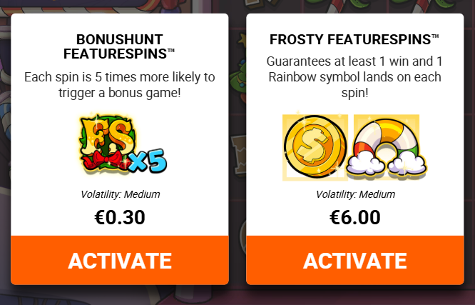 Le santa feature spins