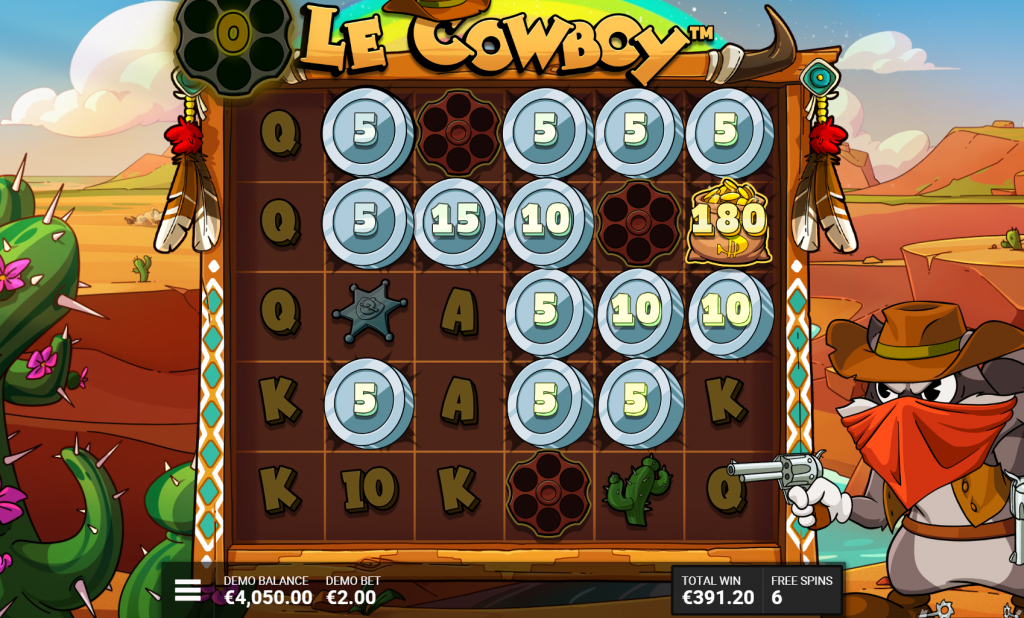 Le Cowboy delivers exactly what fans will expect — danger, humour, and potential chaos, all wrapped in a slick Western design