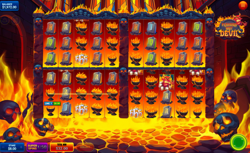 Flaming Hot Devil – Spinberry Bonus Feature