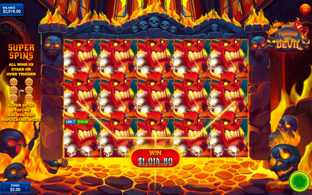 Big Win Flaming Hot Devil Spinberry Slot