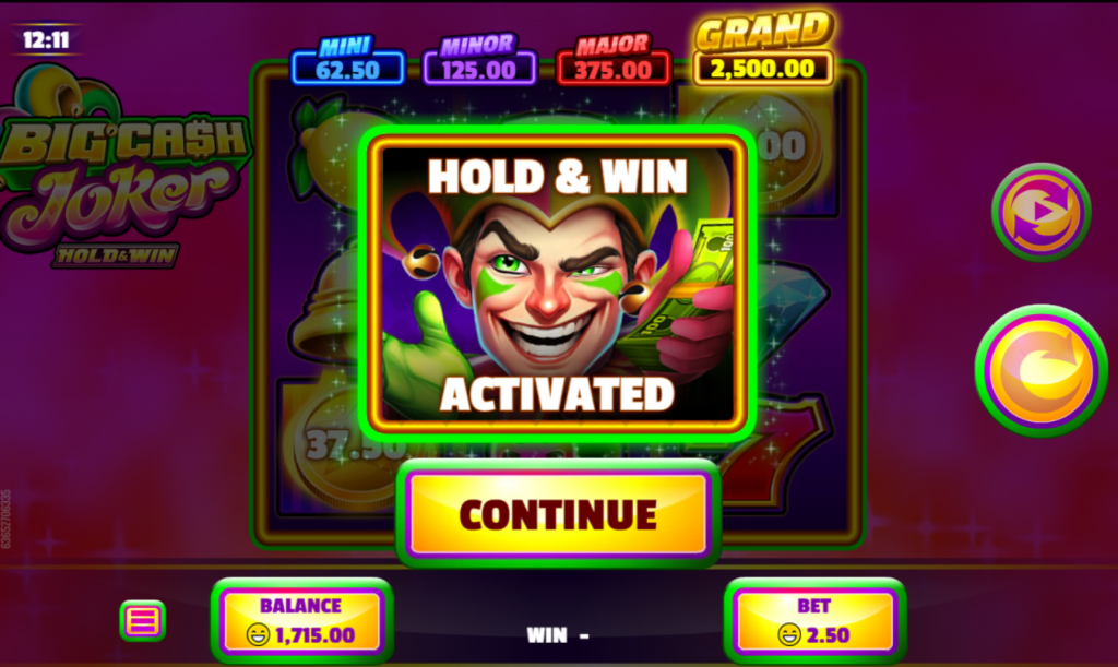 Big Cash Joker – Hold & Win (Rival Gaming) Review