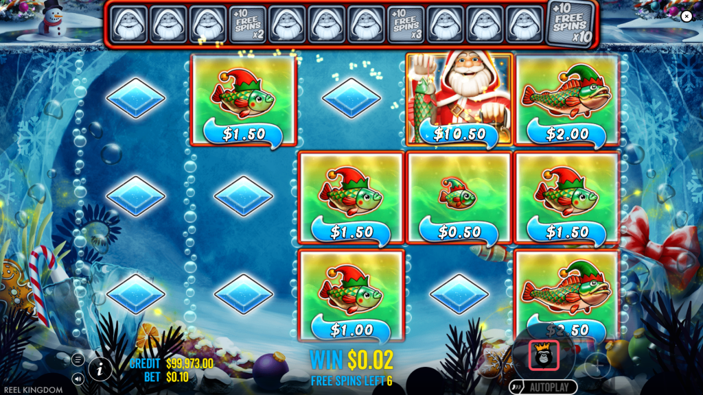 Big Bass Christmas Frozen Lake Super bonus