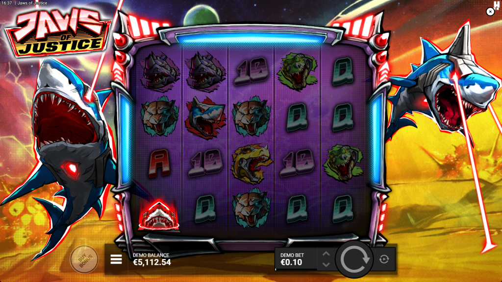 Jaws of Justice Lazers