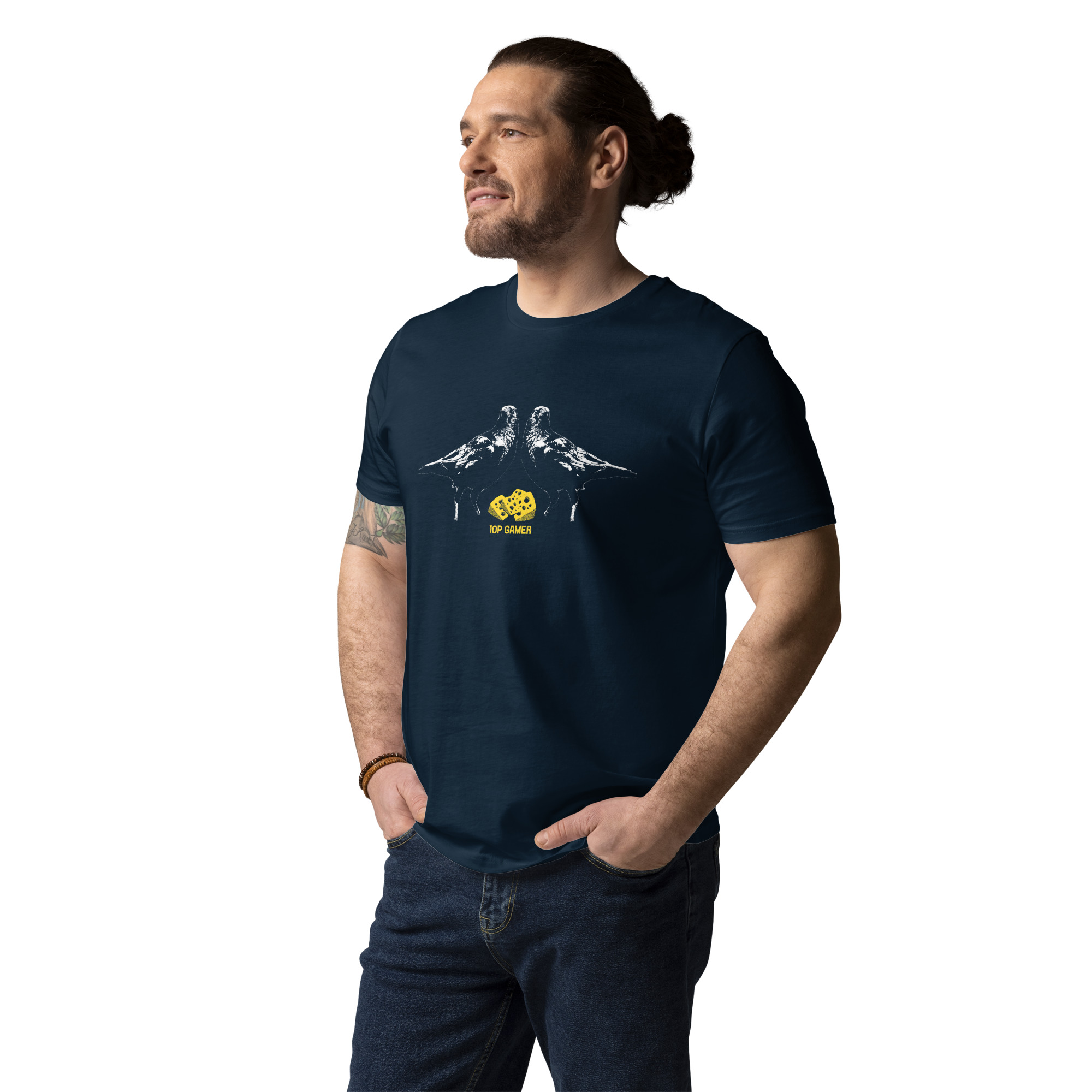 “Crow & Cheese” T-Shirt – By 10p Gamer - Image 3