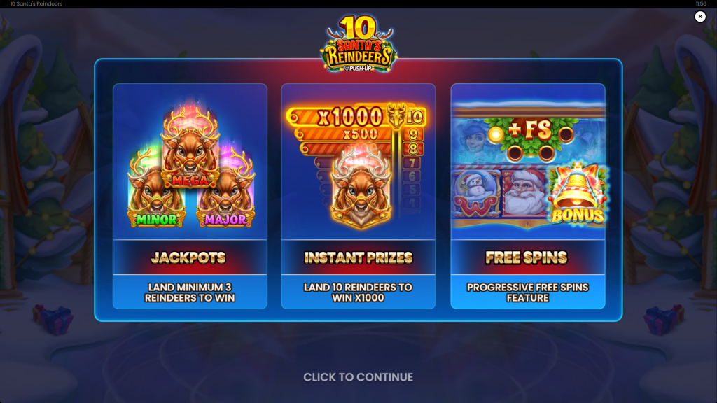 10 santa's reindeer intro