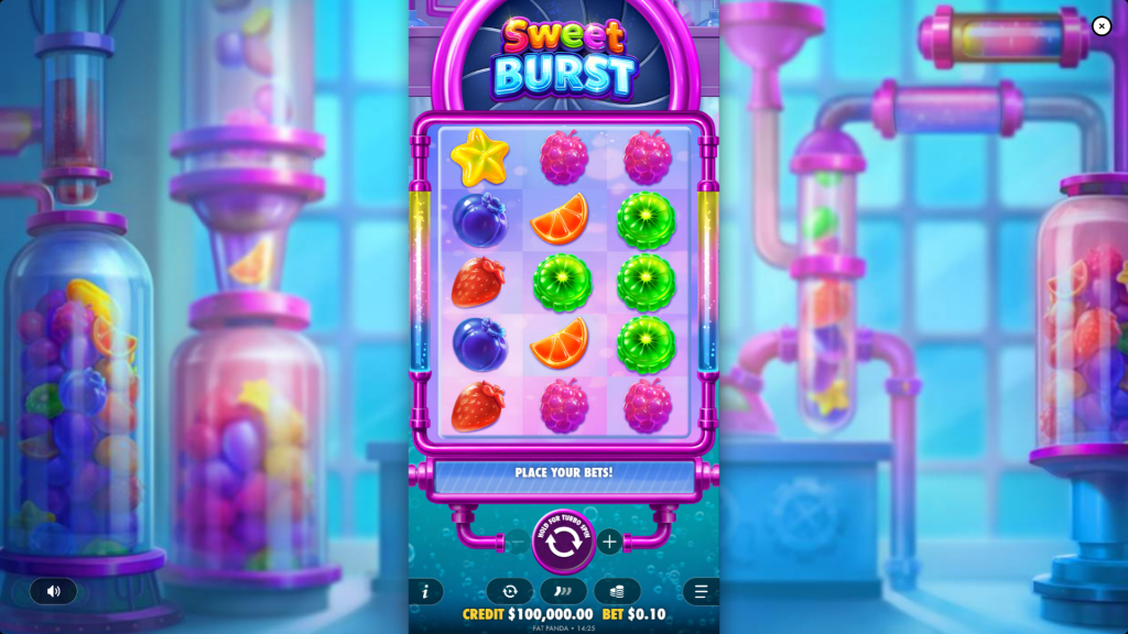 Sweet Burst visuals