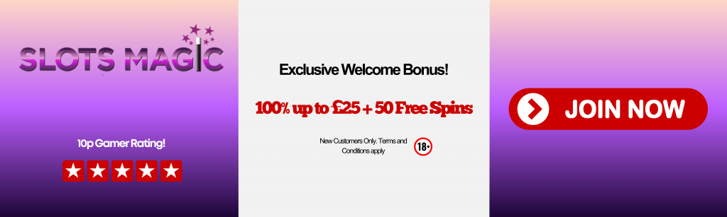 Slots Magic UK Free Spins Offer